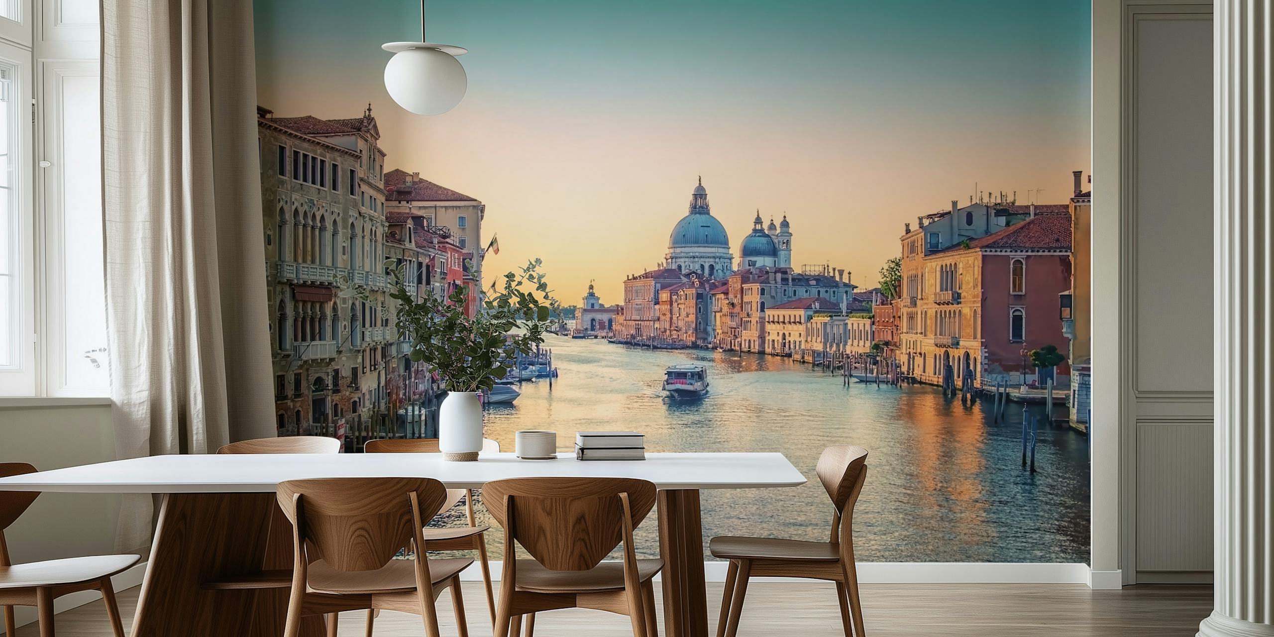 Papel de parede Grand Canal em um quarto