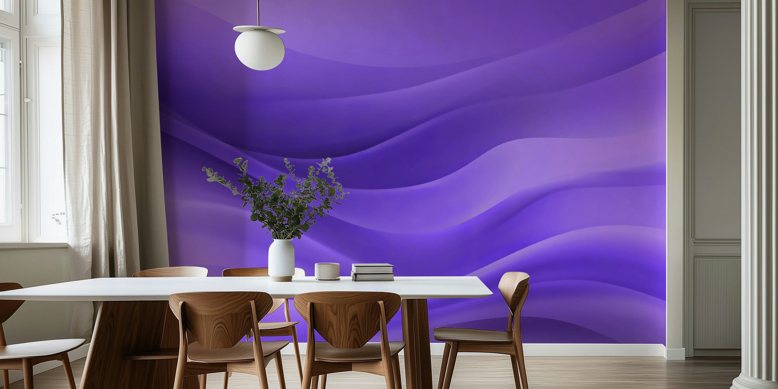 Diseño ondulado Rich purple