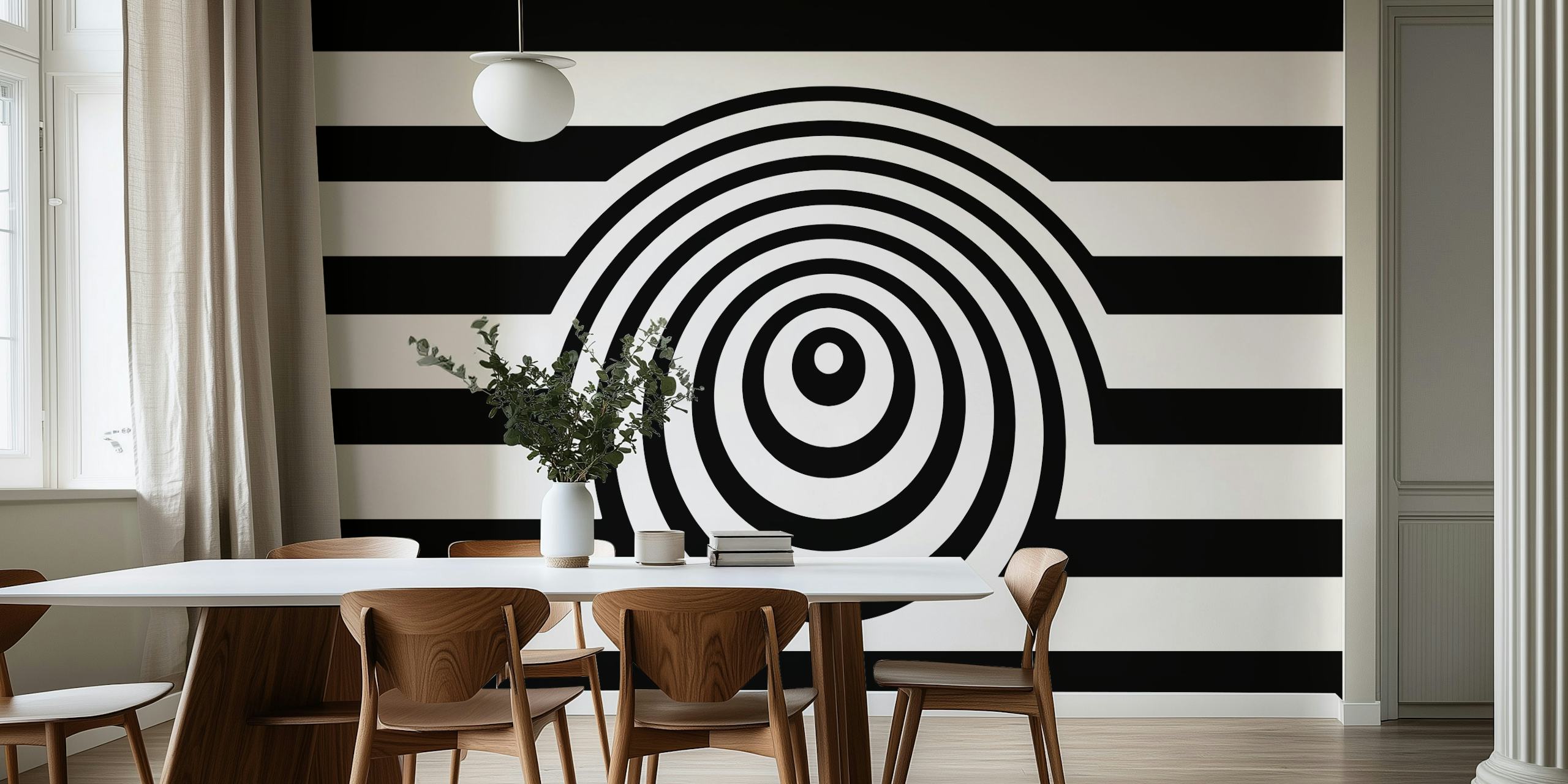 Black And White Pop-Art tapetdesign