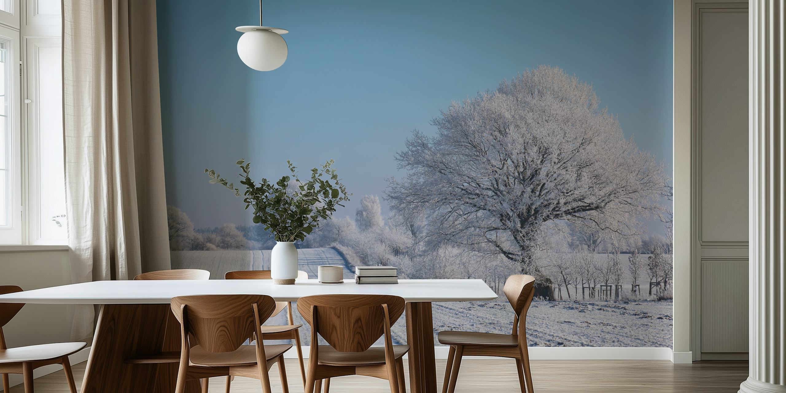 Ταπετσαρία Winter Landscape σε έναν χώρο
