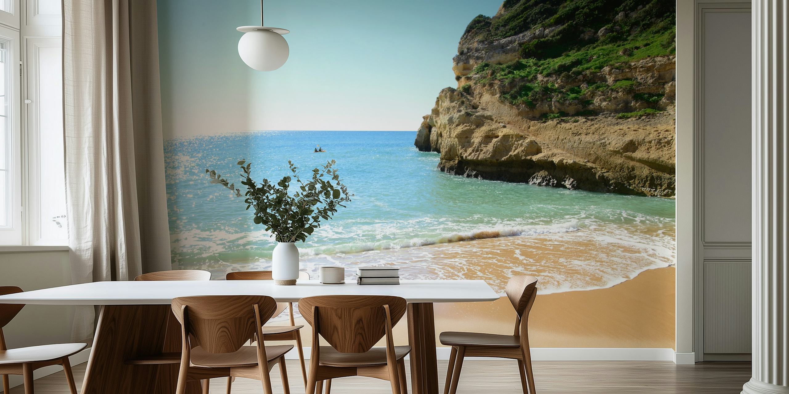 Dizajn tapeta Benagil Beach u interijeru