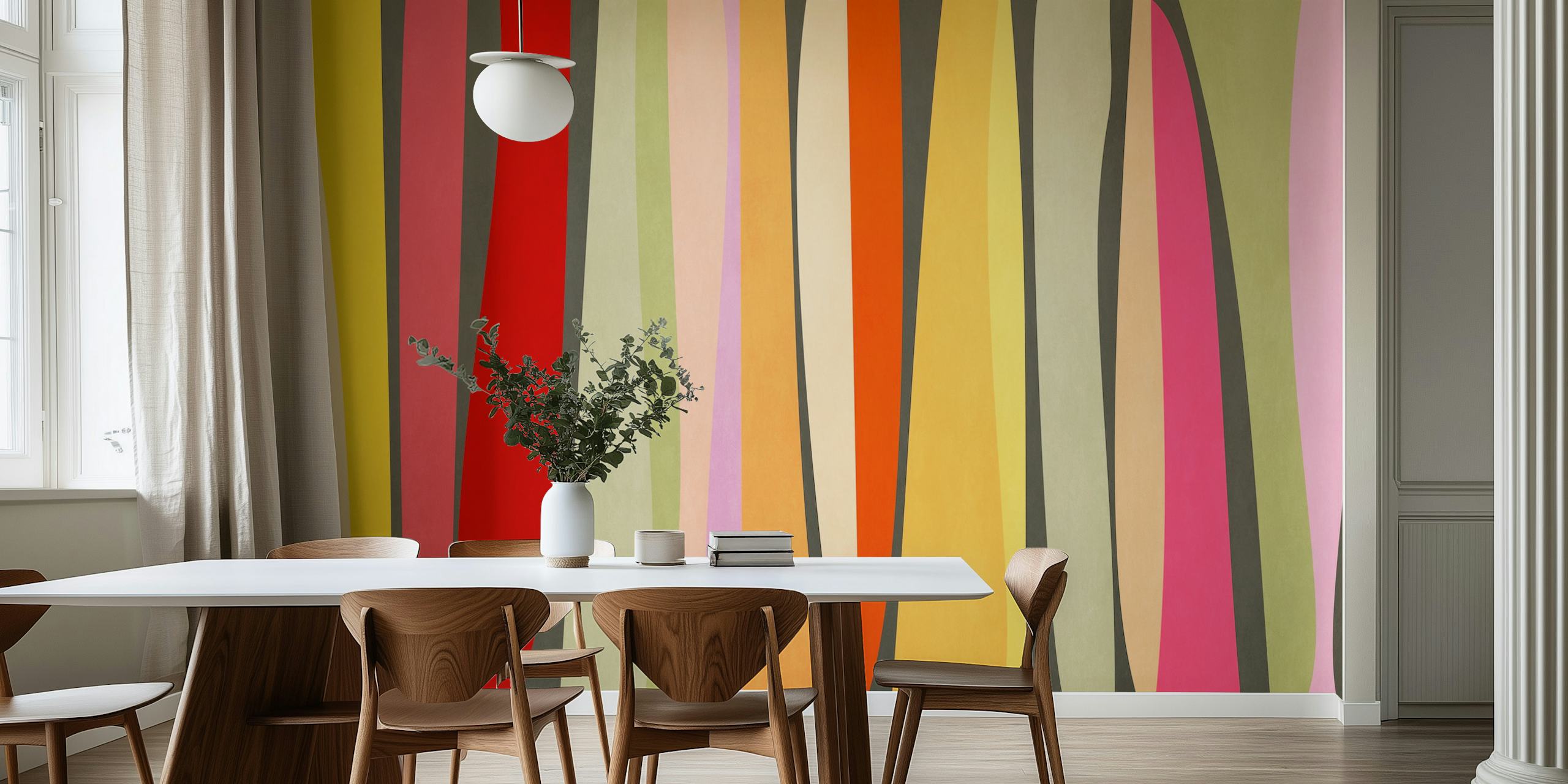 Design di carta da parati Vibrant Vertical 10
