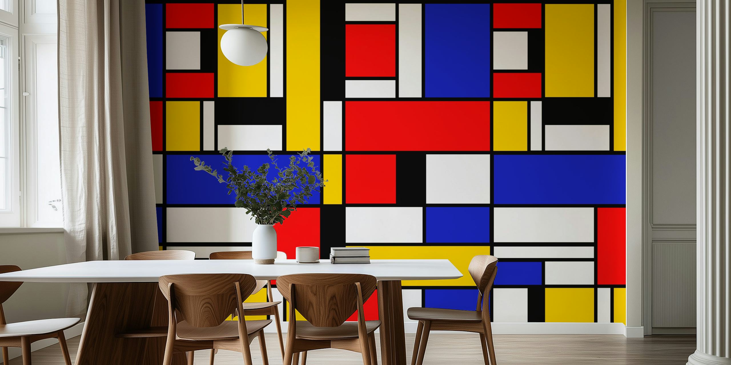 Bauhaus Classic tapet i ett modernt rum