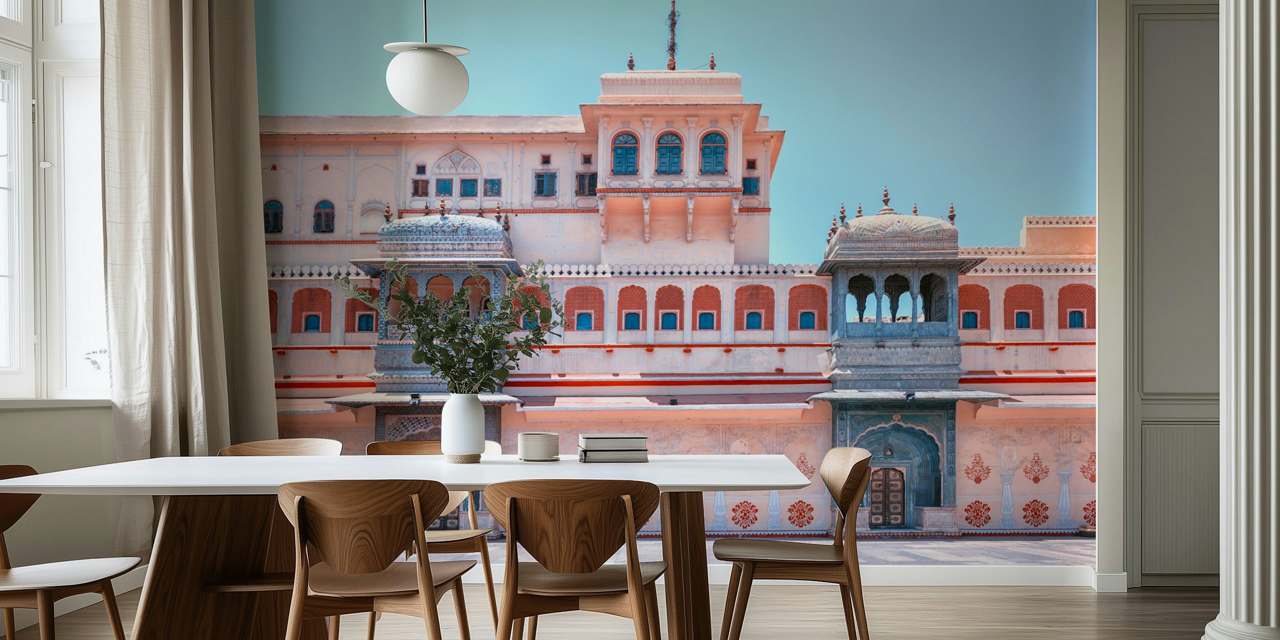 City Palace in Jaipur -tapettiluonnos