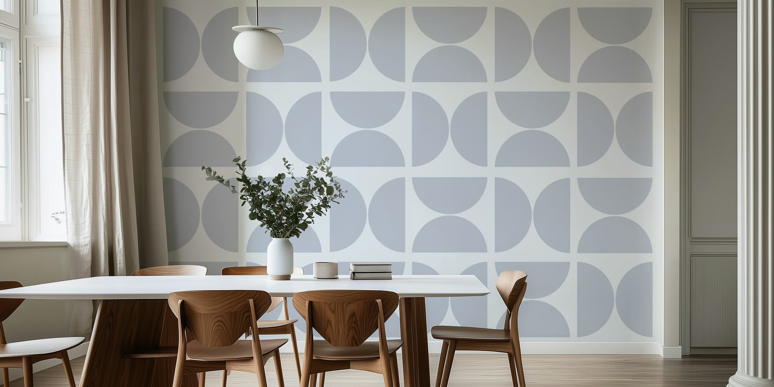 Modern Mid-Century Contemporary Geo Tapete
