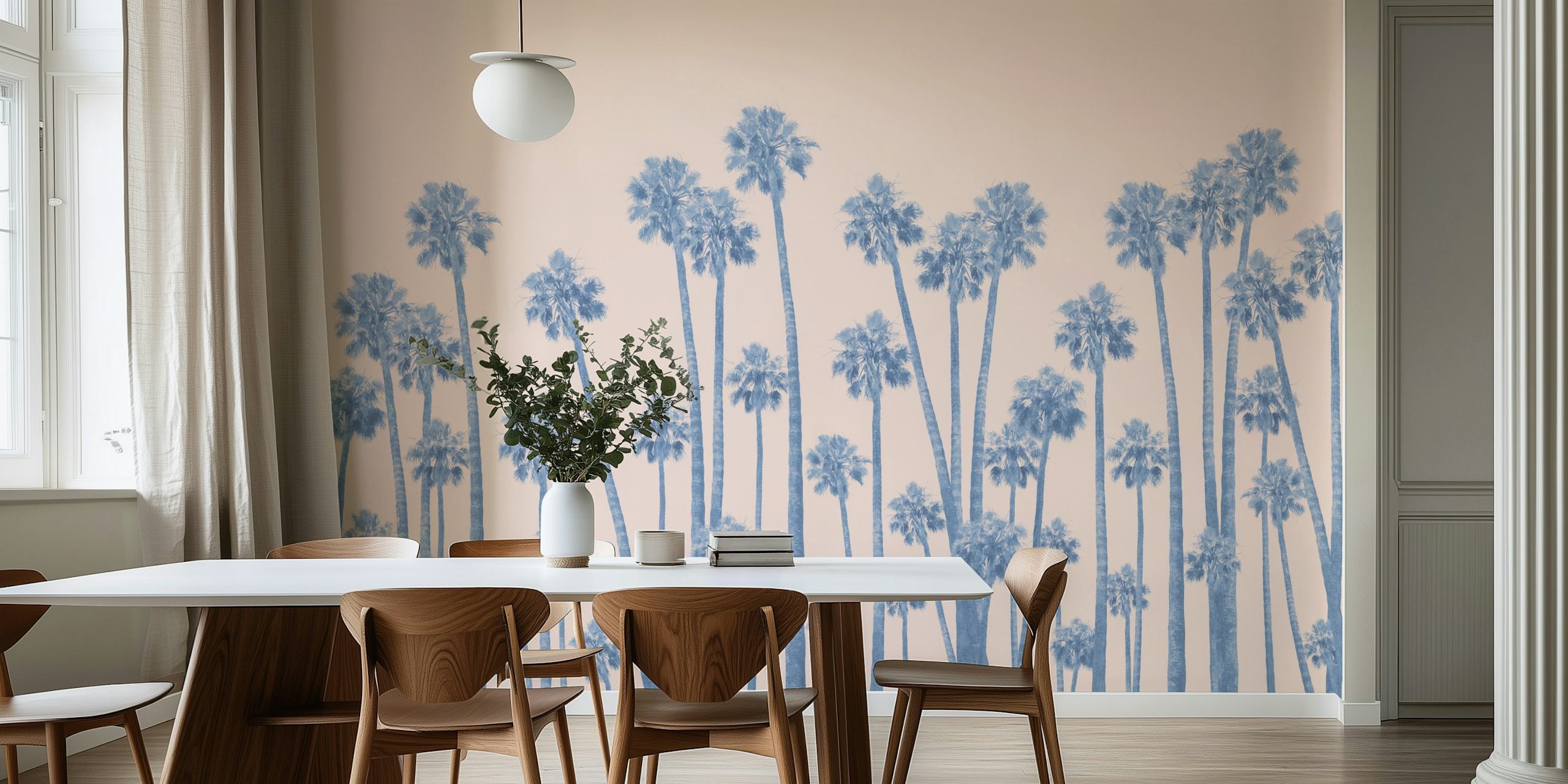 Tropical Palms Jungle Vibe tapet i et rom