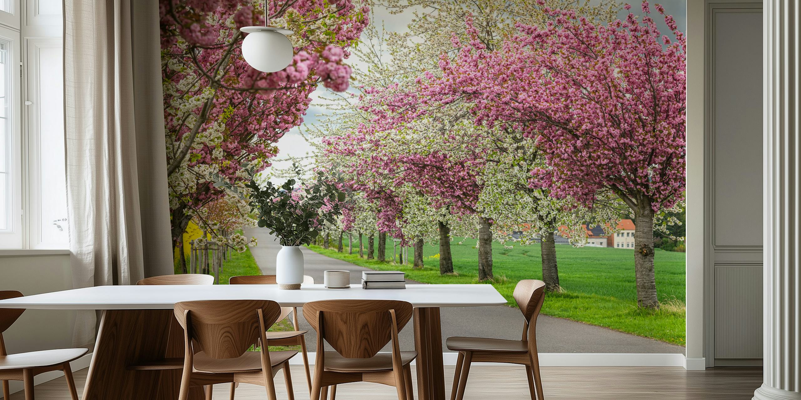 Tapeta Magical Cherrietree w pokoju