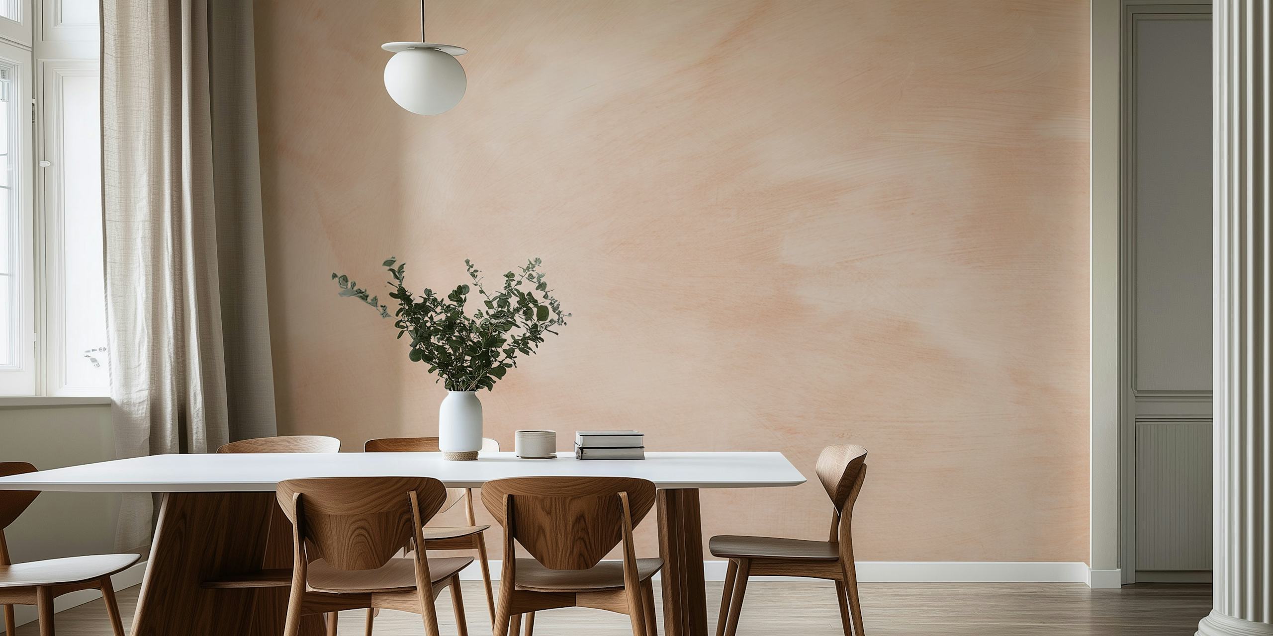 Pastel beige textured wallpaper with soft paint strokes