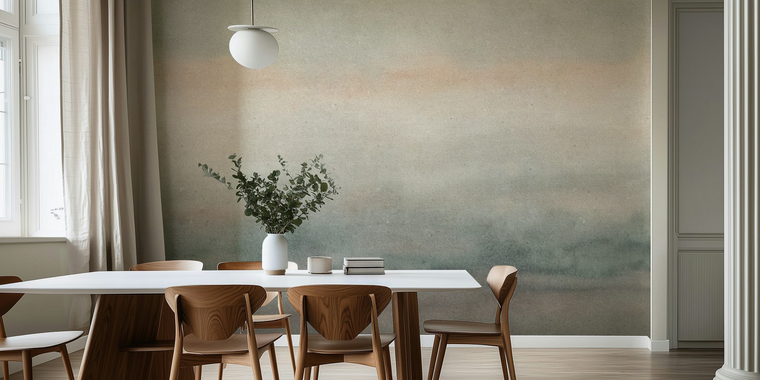Abstract watercolor landscape wallpaper design