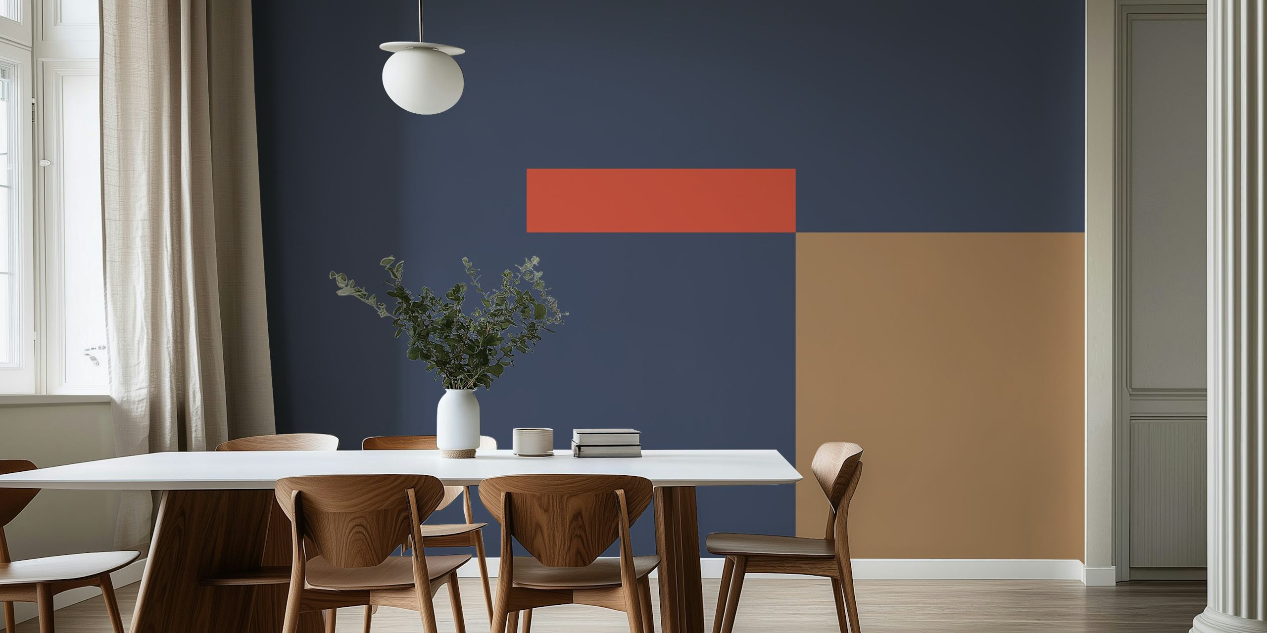 Contemporary 10 wallpaper design in a room