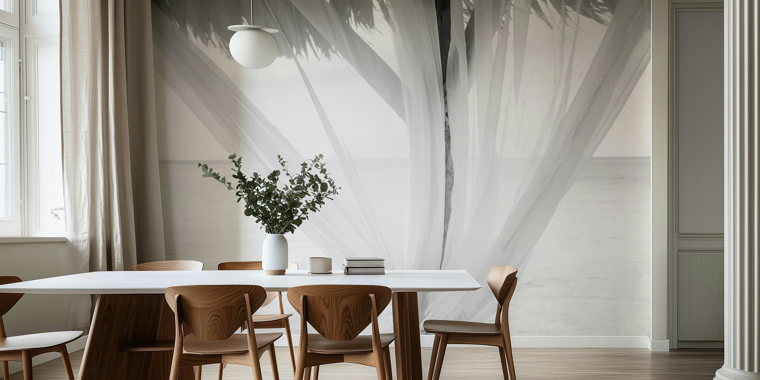 Caribbean Dream Catcher wallpaper in a room