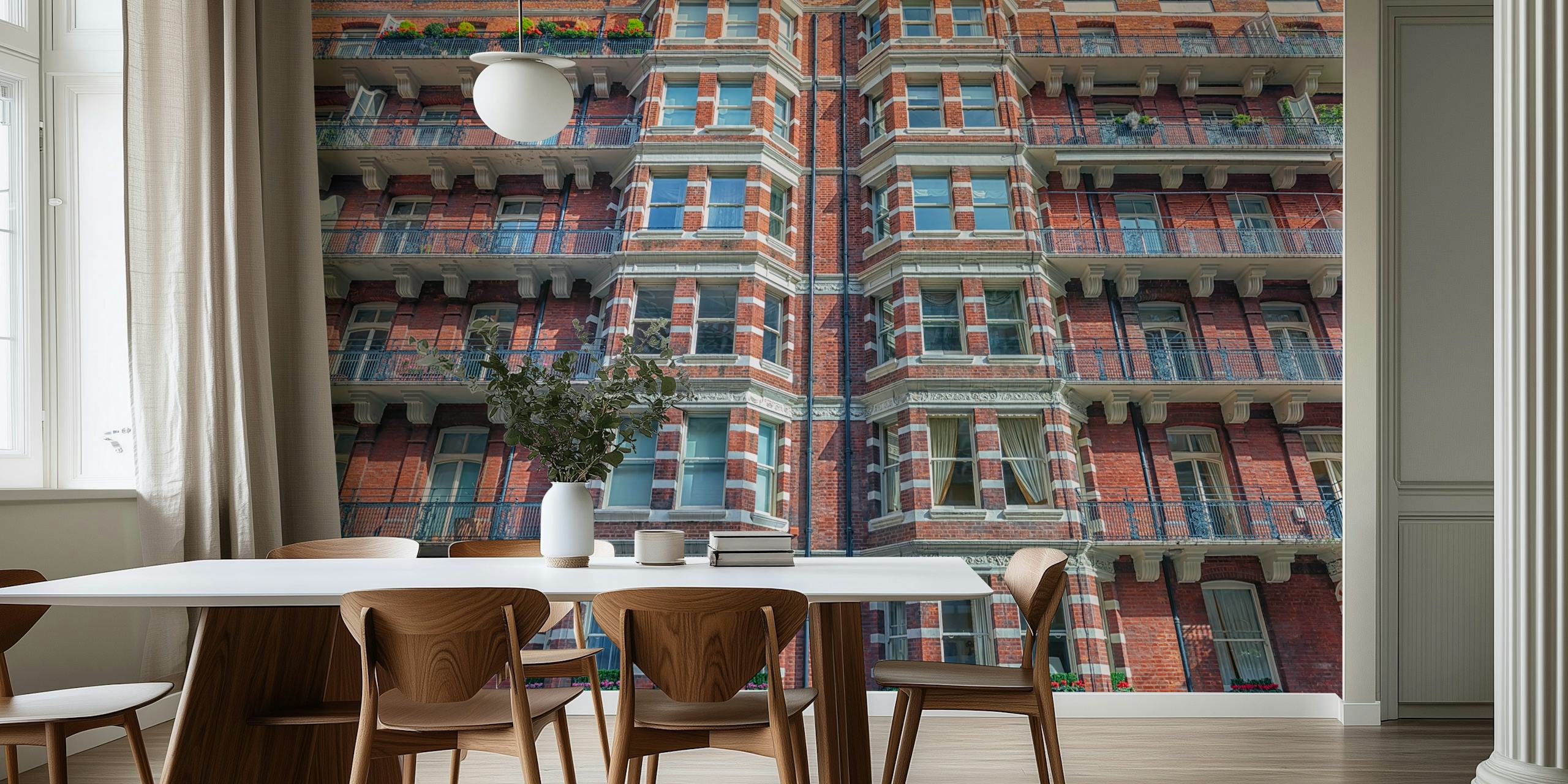 London facade tapet i et rum