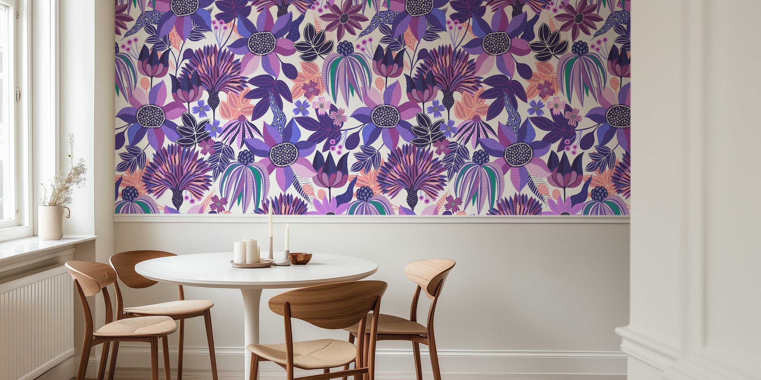 Design tapety Purple Paradise Garden