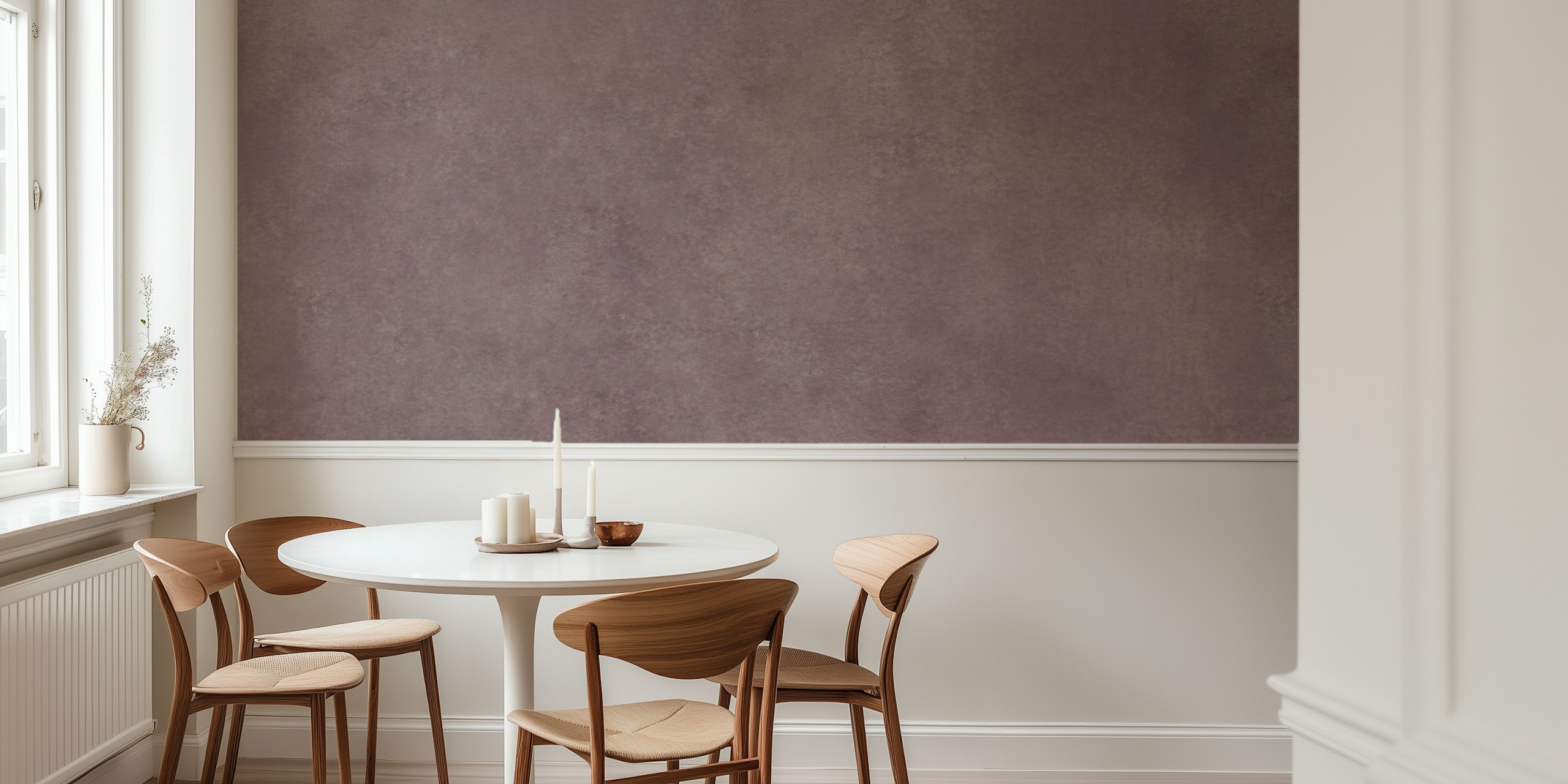 Sueded Leather Forever wallpaper in een kamer