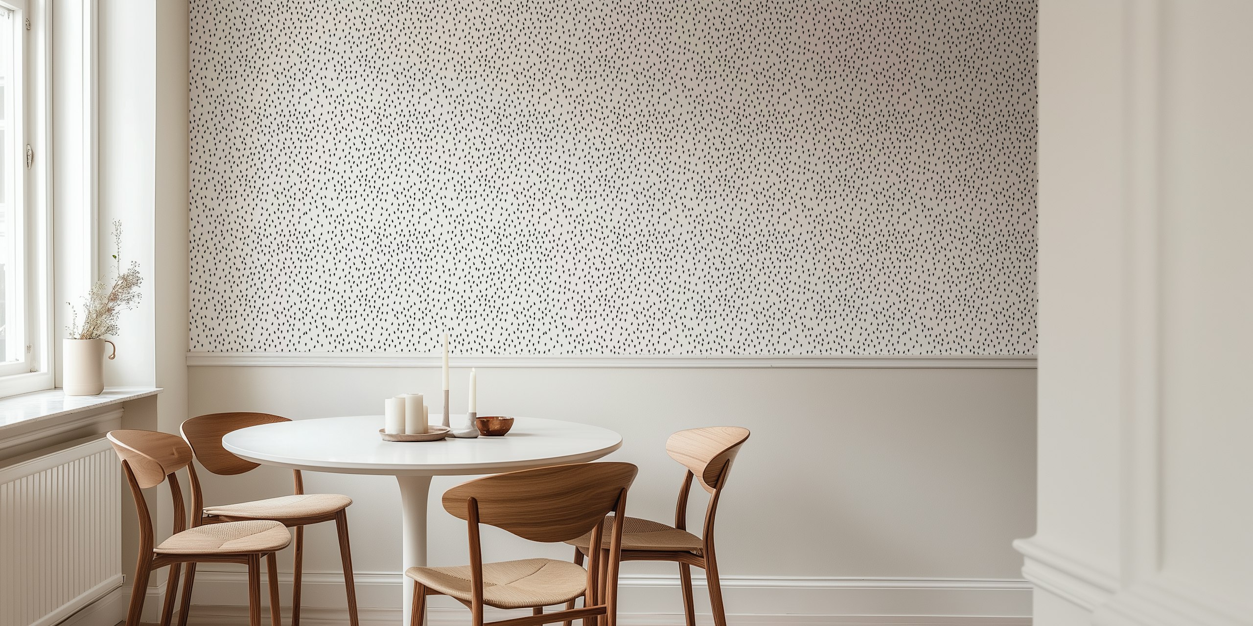 Watermelon seeds wallpaper design in einem Raum