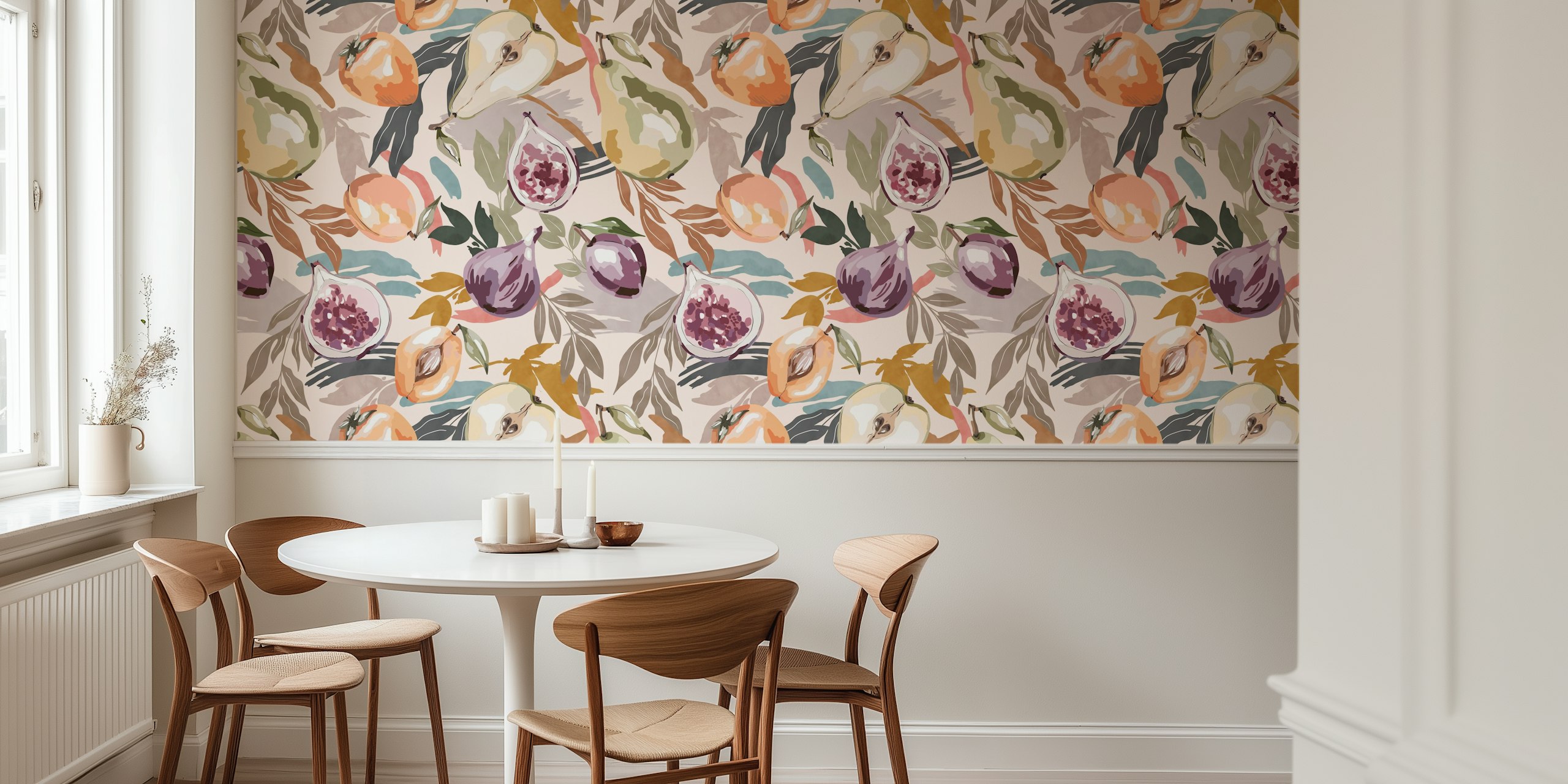Fruity Essence Charm wallpaper in a room