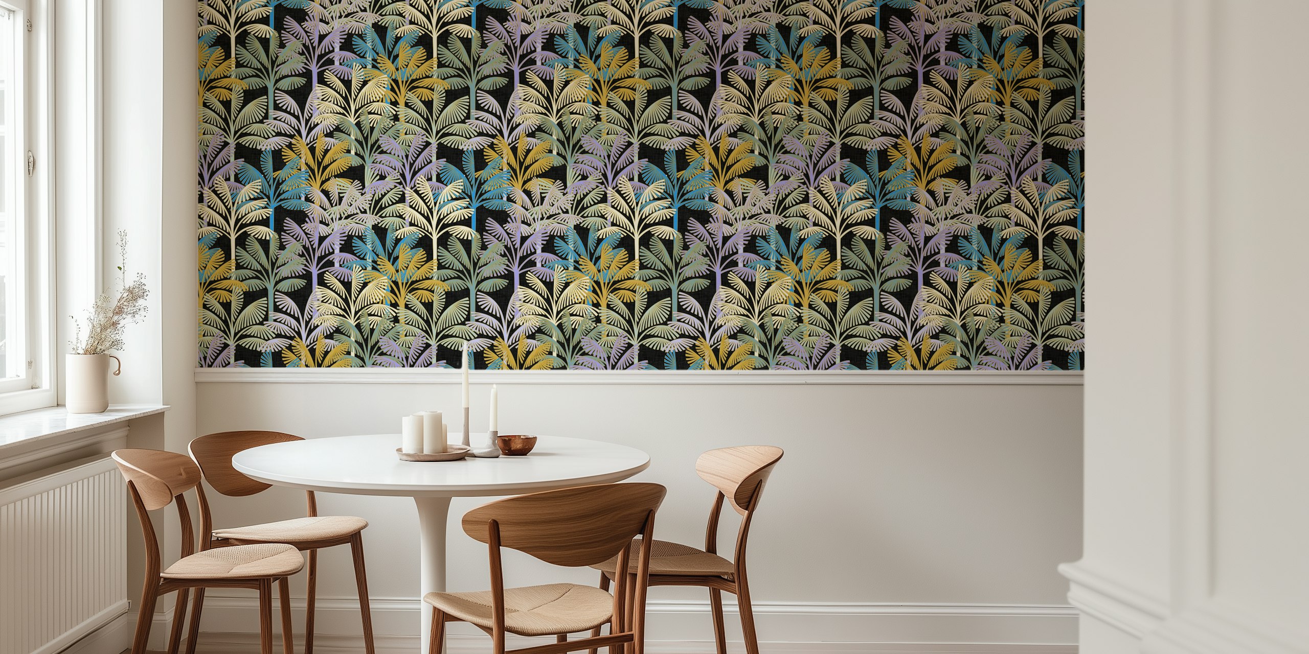 Magical Jungle No.08 wallpaper in a room