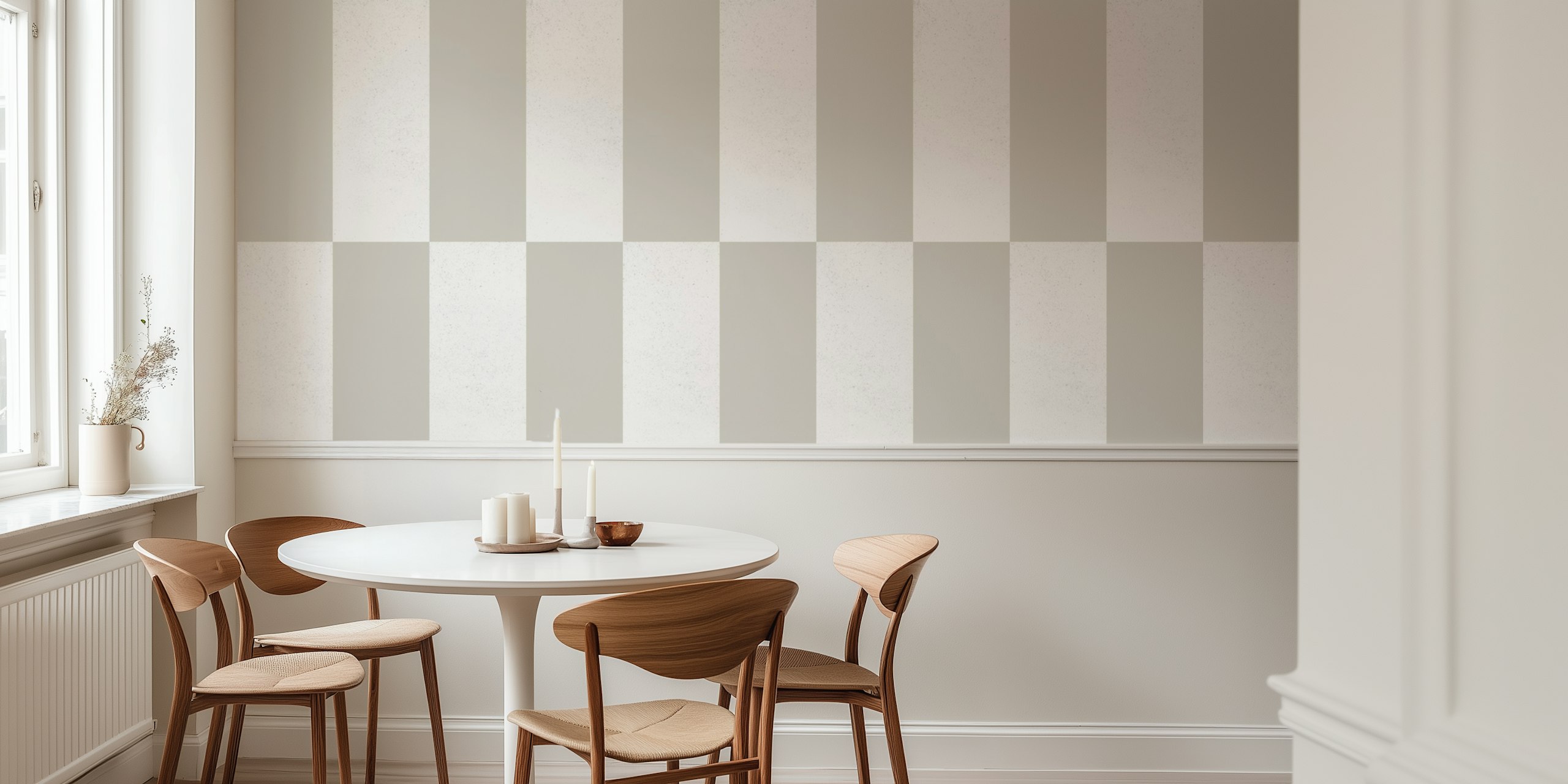 Concrete Stripe 05 wallpaper in a room
