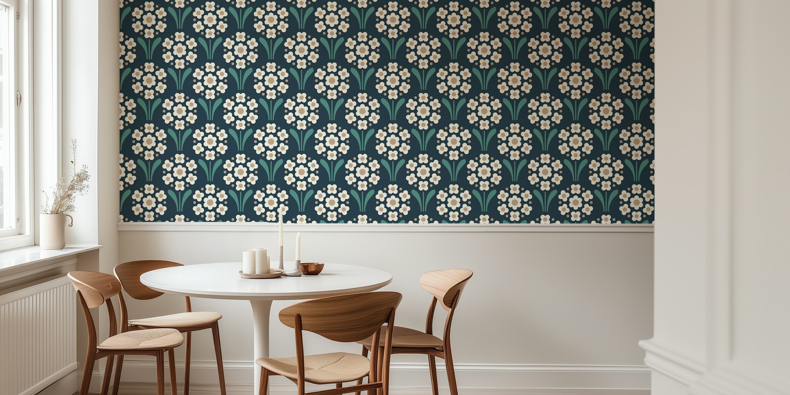 Groovy Daisy Delight wallpaper u sobi