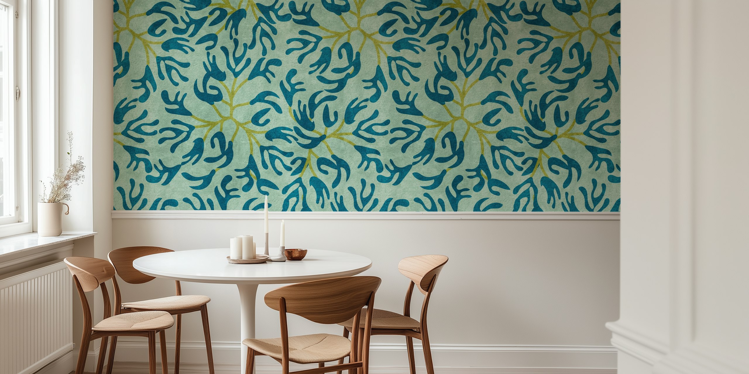 Kelp seaweed wallpaper in un ambiente