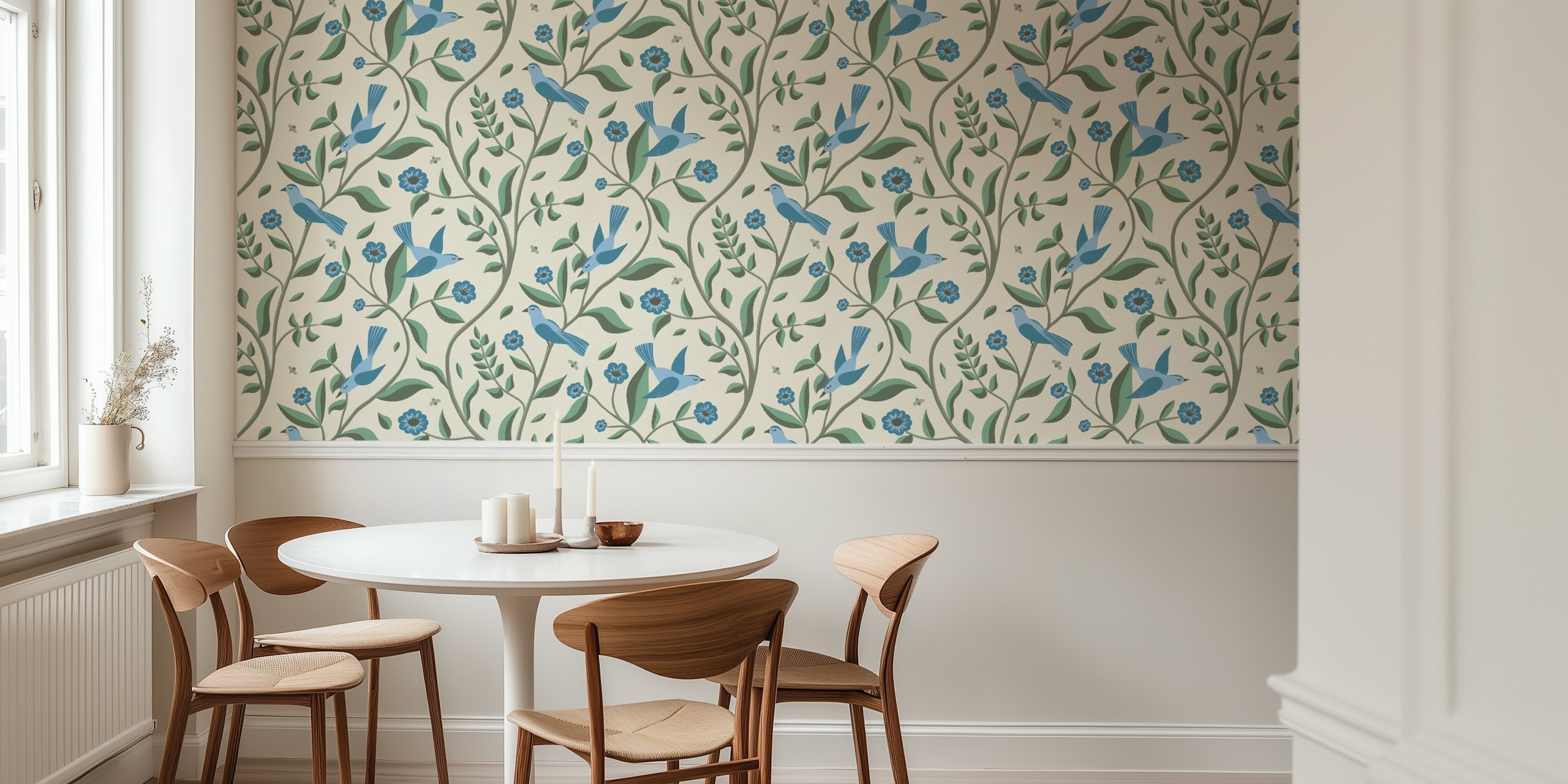 Tapeta Forest Birds u sobi