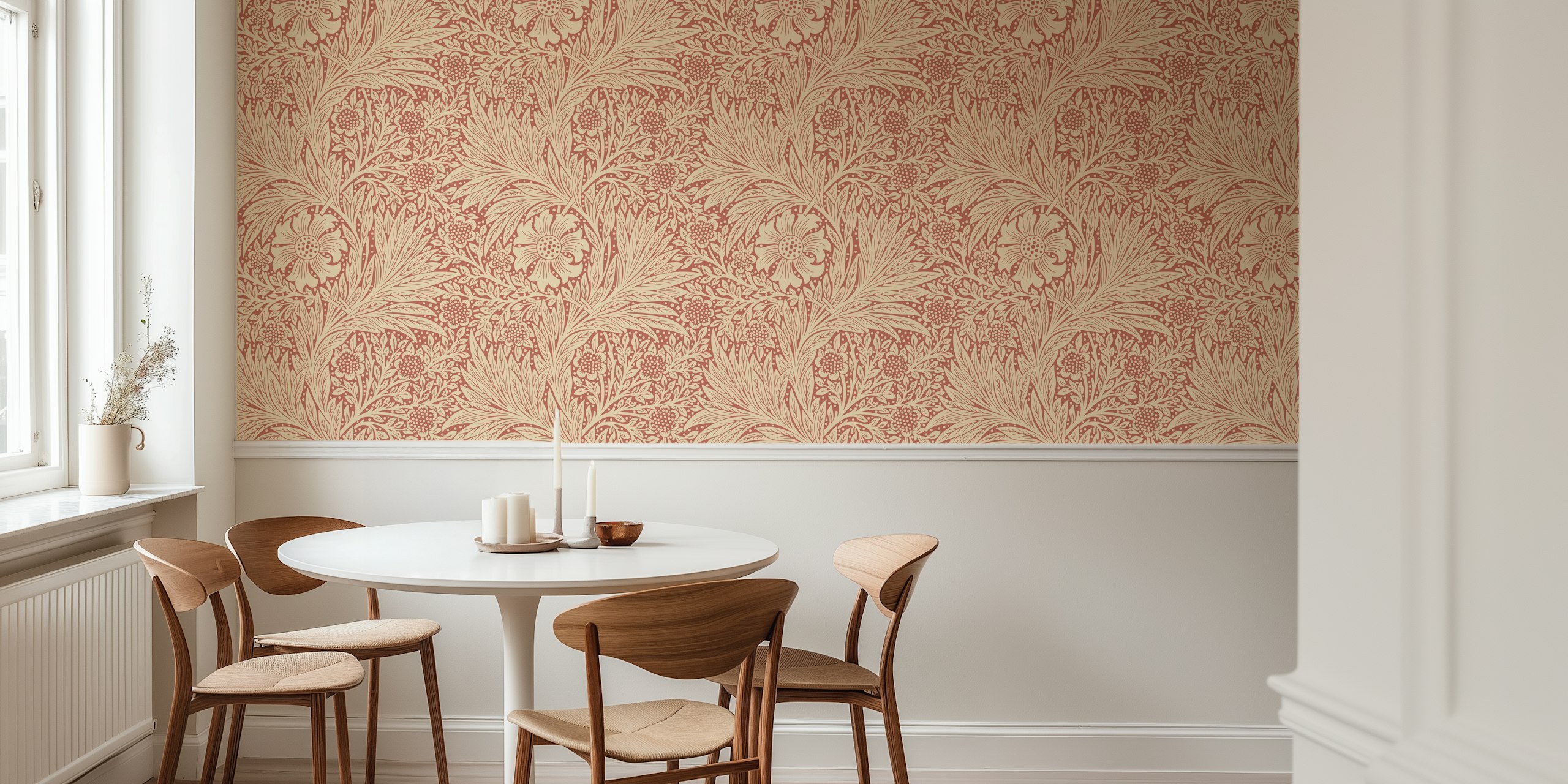 Design de papel de parede Vintage Victorian Pure Marigold