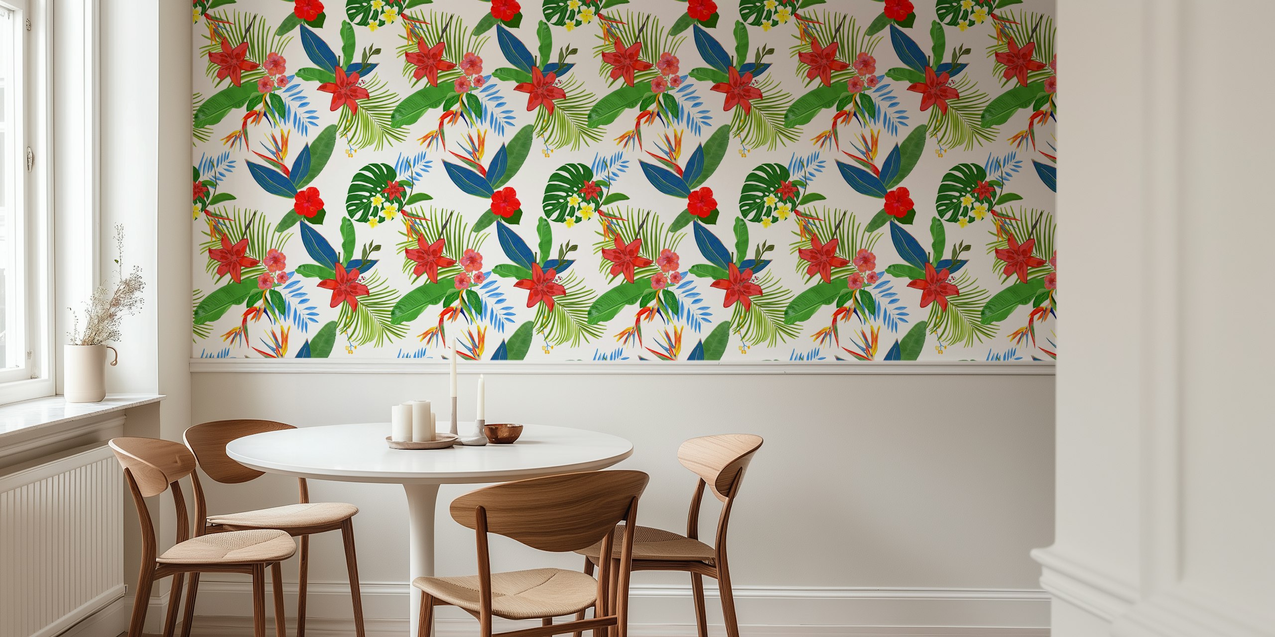 Heaven bird og blomsterdesign