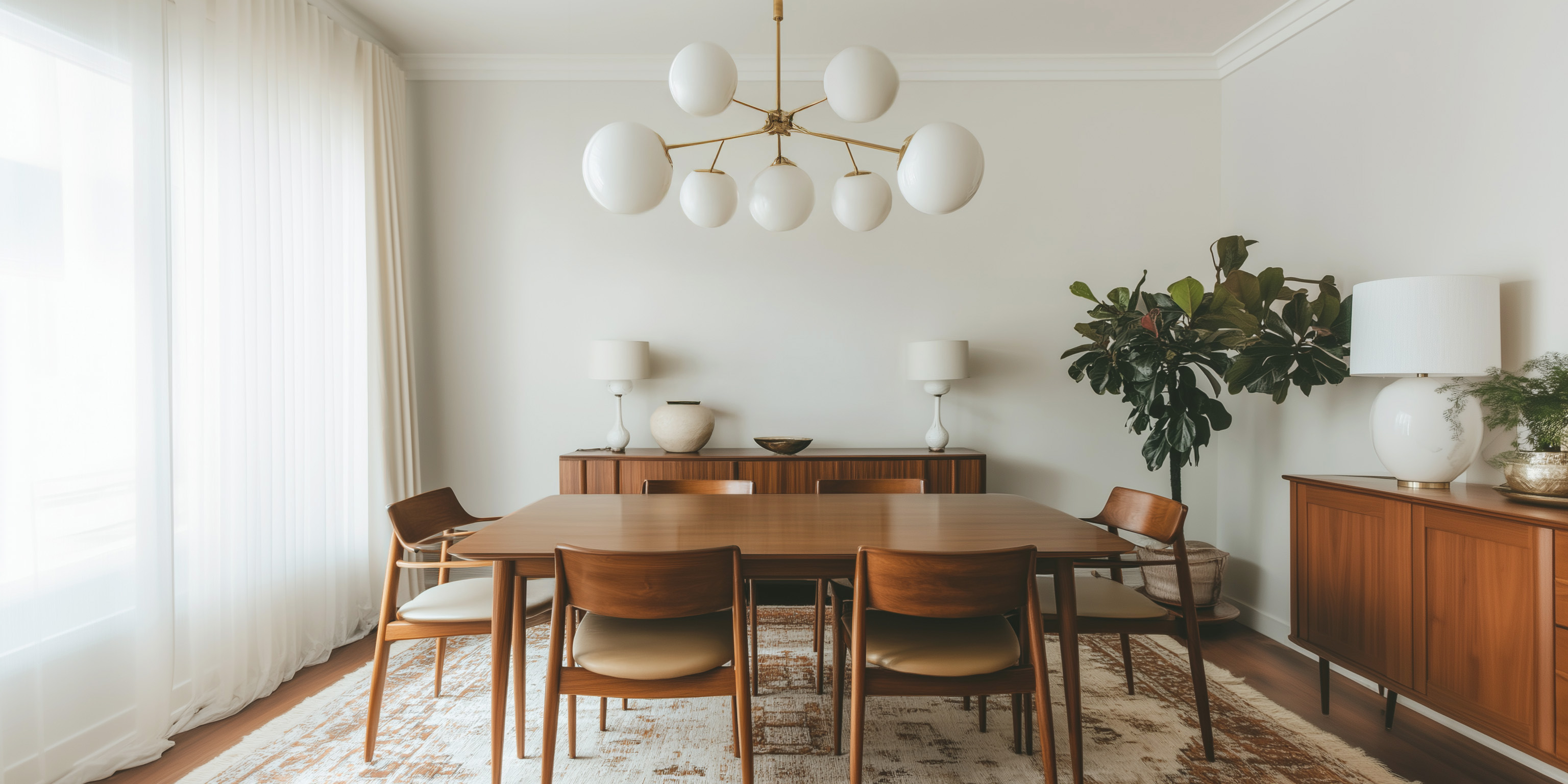 Charming floral wallpaper in a room setting