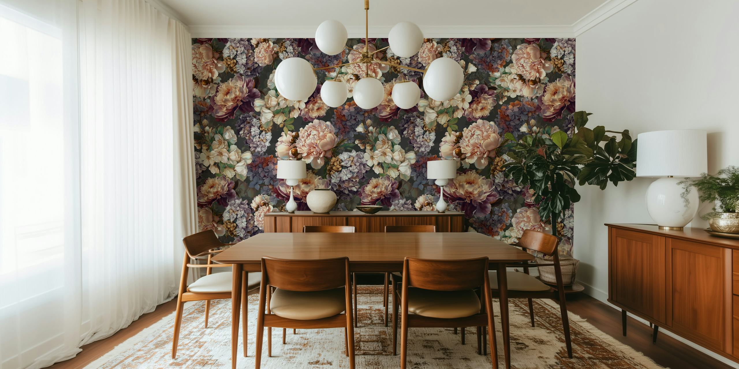 Garden of Eden VIII floral wallpaper design