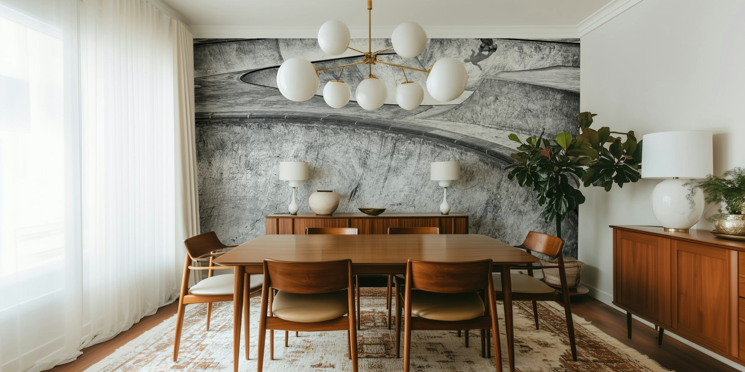 Tapeta Concrete slider v moderním prostředí