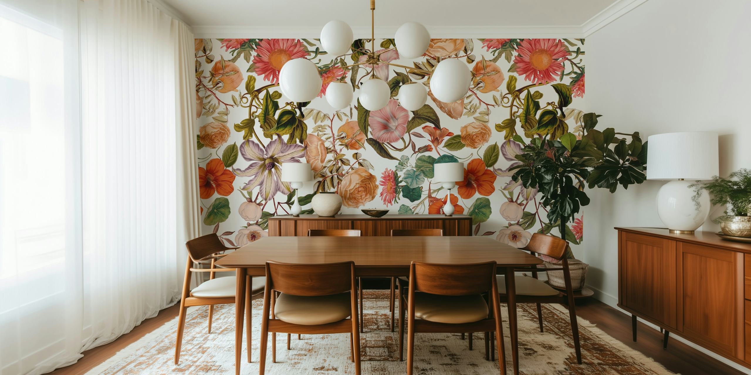 Romantic Garden cvjetna tapeta