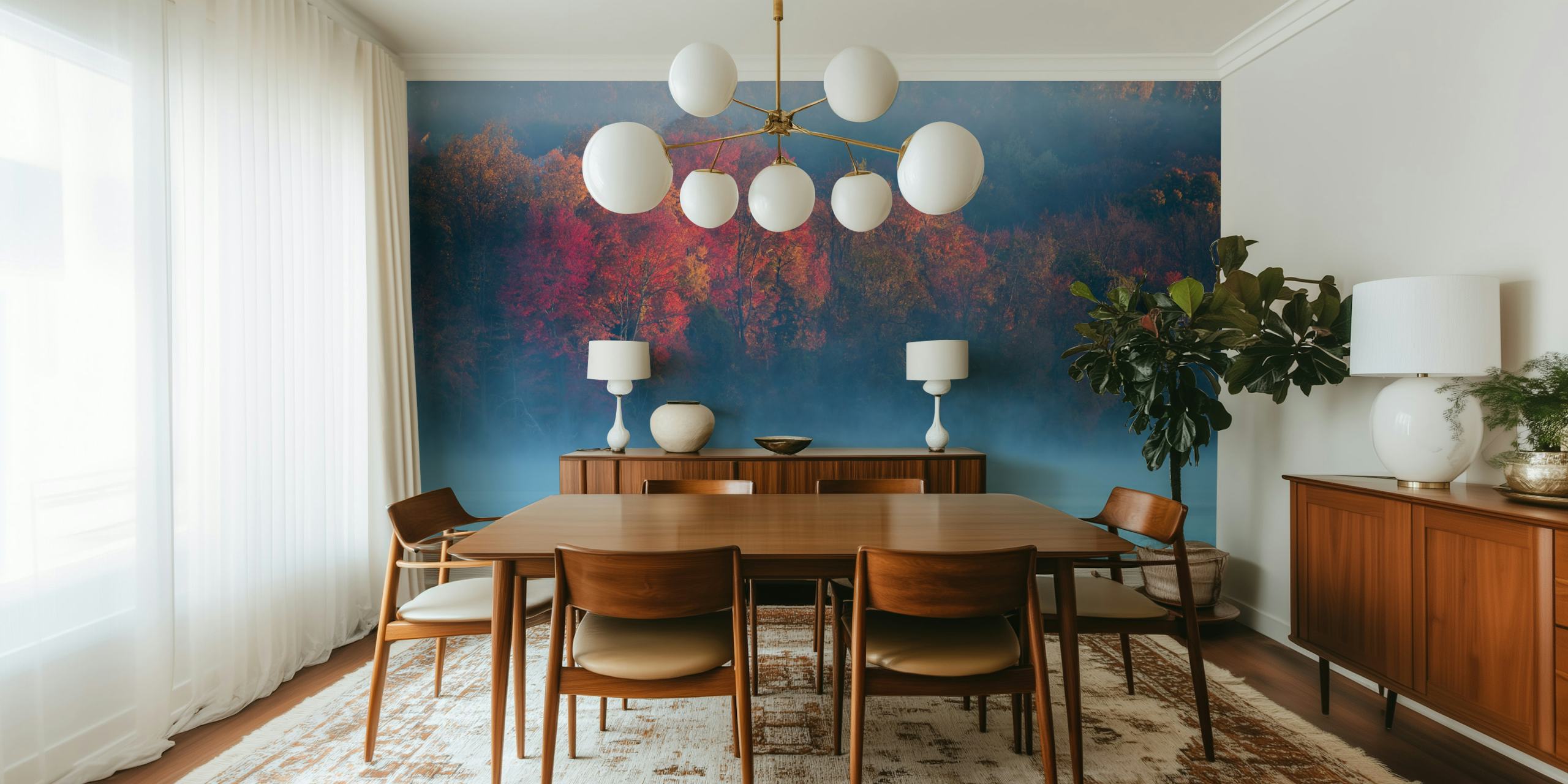 Fall Impression 4 ταπετσαρία σε ένα δωμάτιο