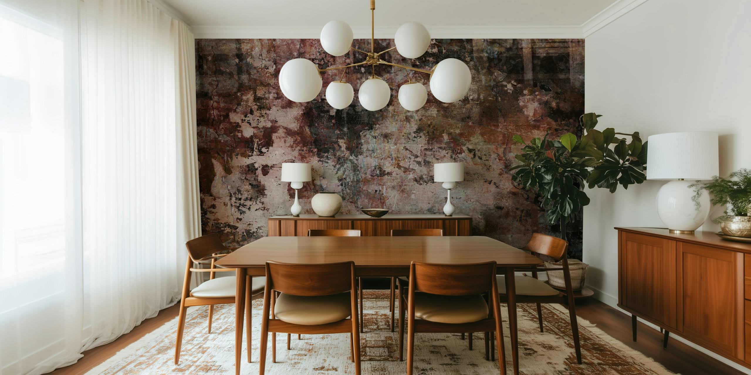 Texture with earthy tones and layered patterns wallpaper