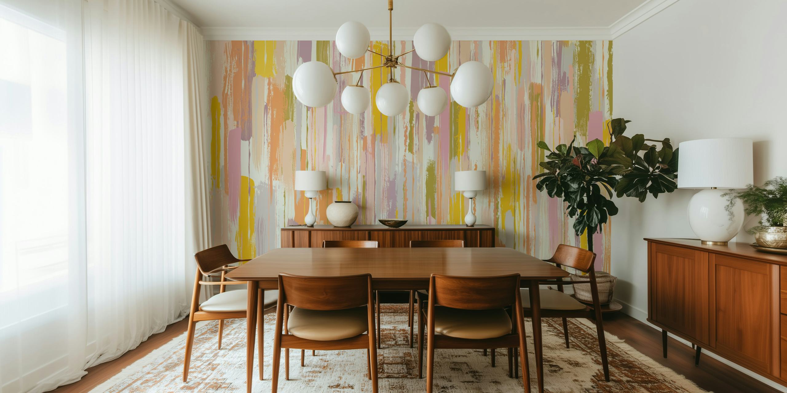 Cianfrusaglia 10 papel de parede em um interior elegante