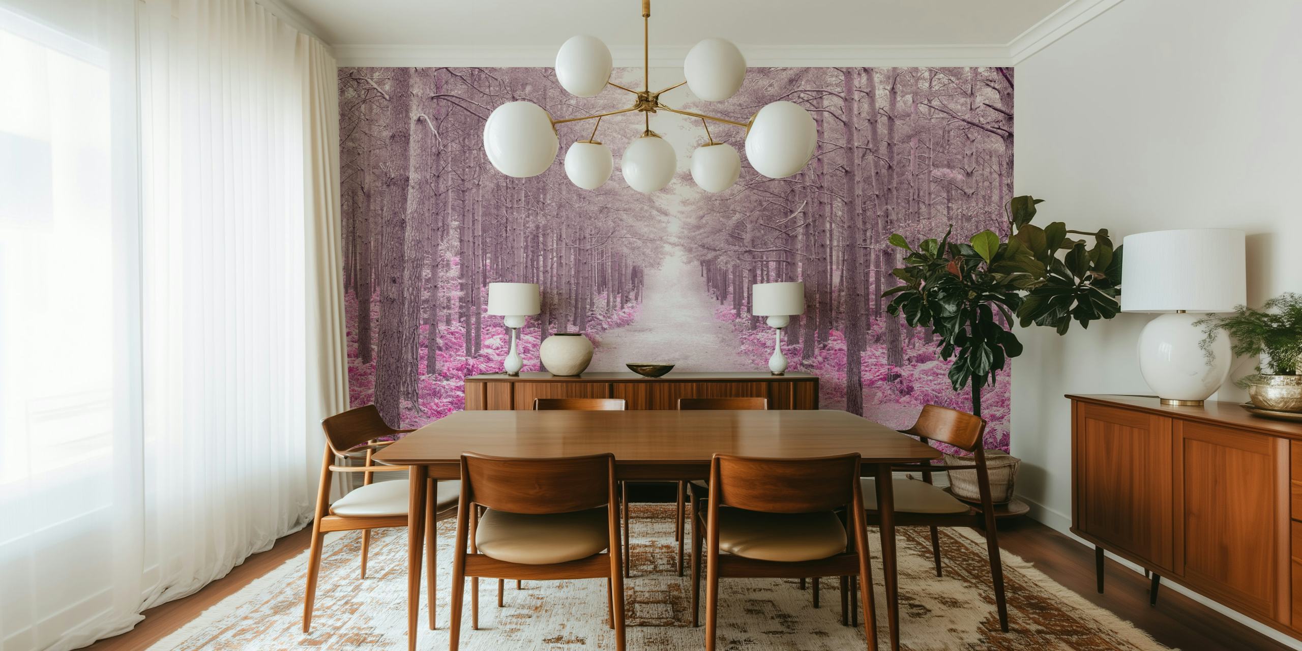 Papel de parede Autumn Brilliance em um ambiente