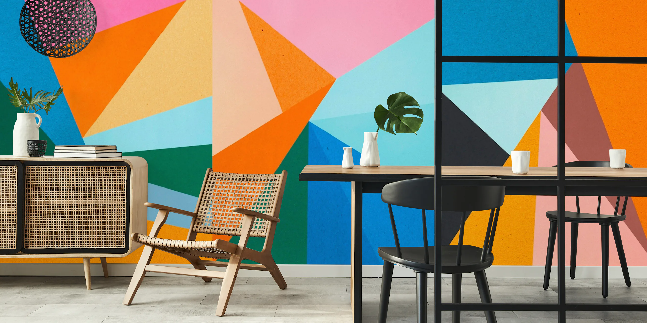 Colorful pattern wallpaper - happywall.com