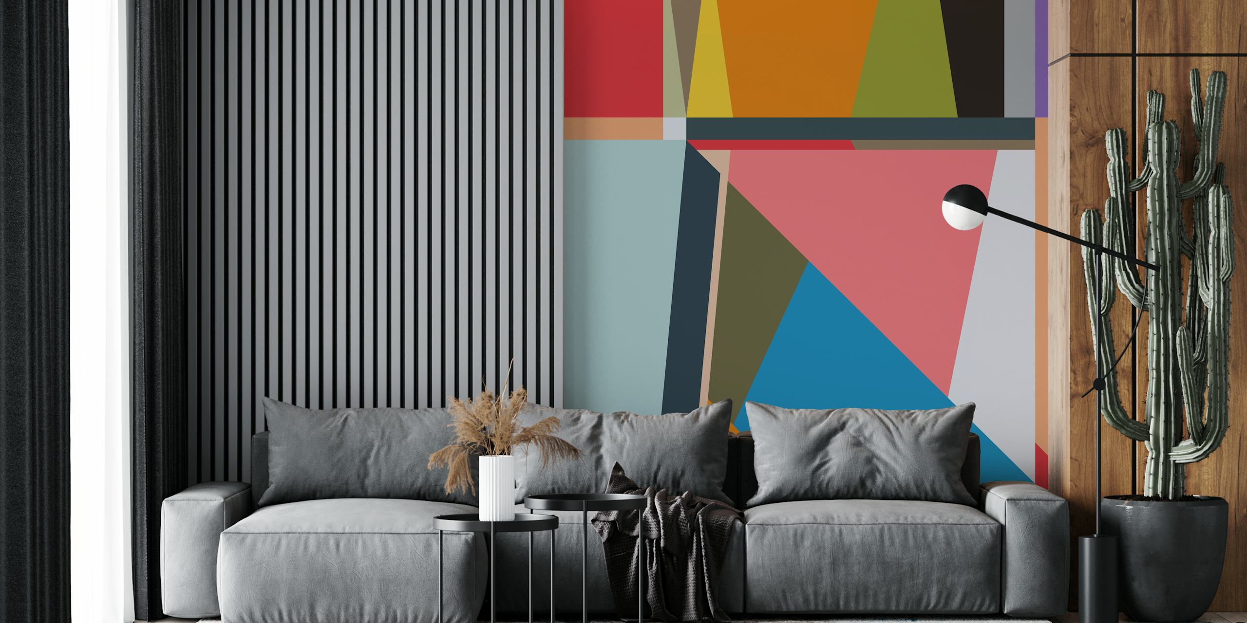 Abstract Composition 929 papel pintado en una habitación