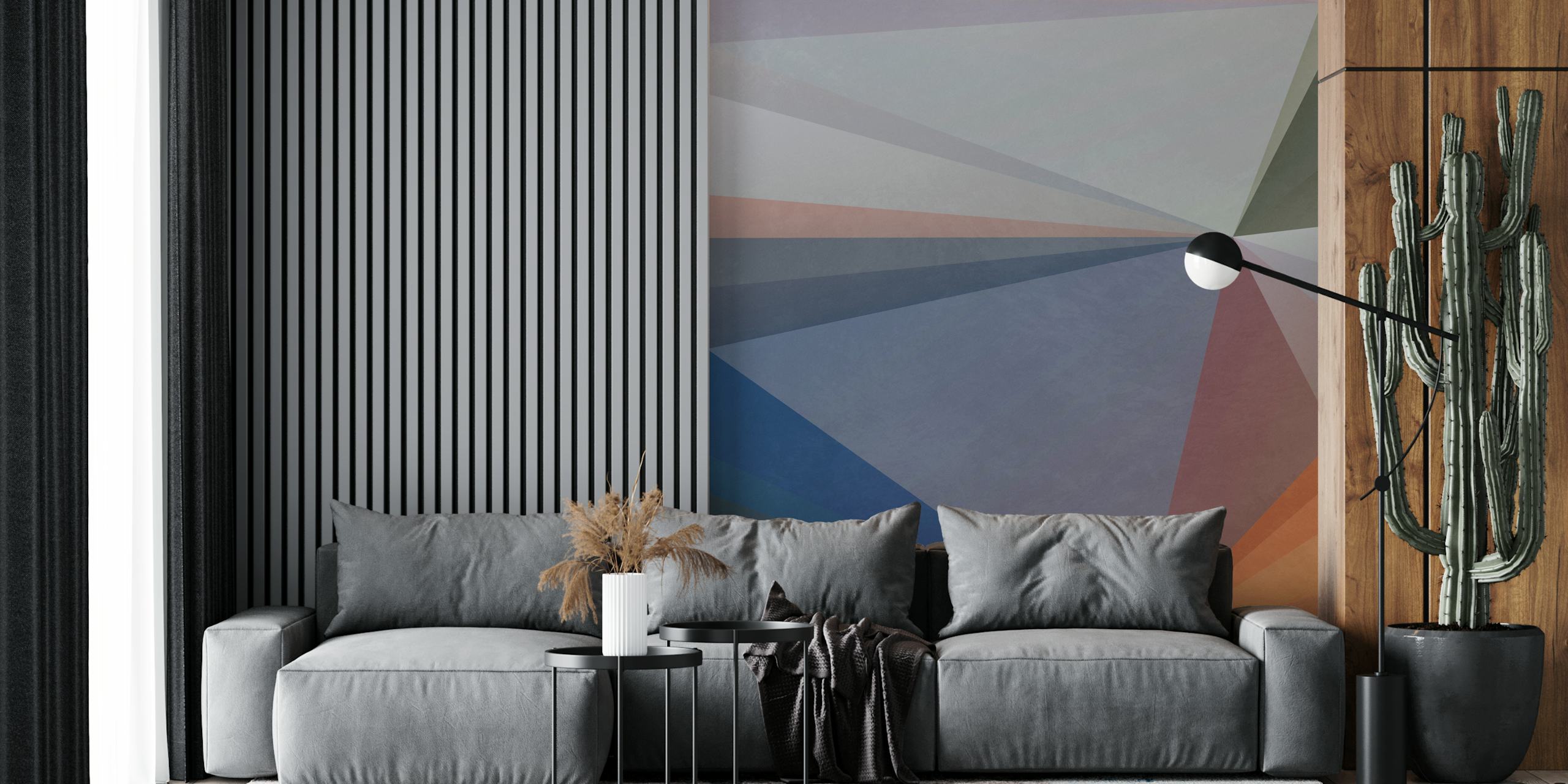 Projekt tapety Abstract Composition 931 w pokoju