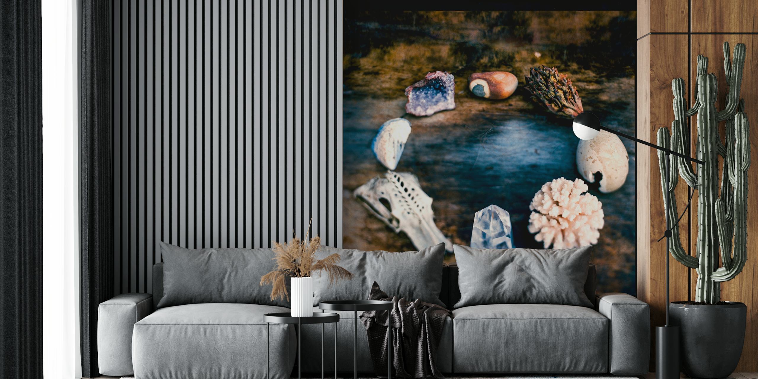 Circle of Life wallpaper design in a room