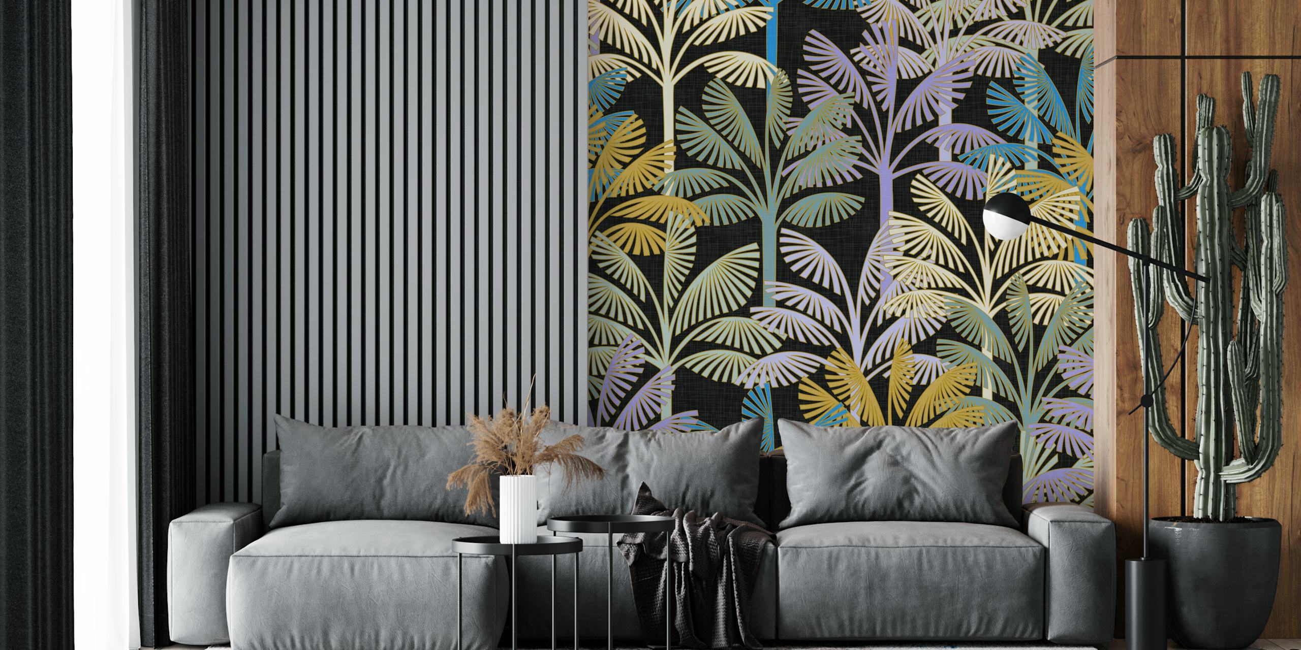 Magical Jungle No.08 wallpaper in a room