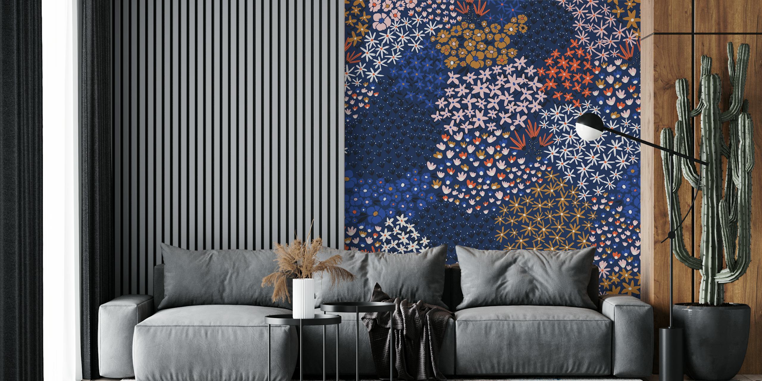 E L L A Flowers wallpaper design