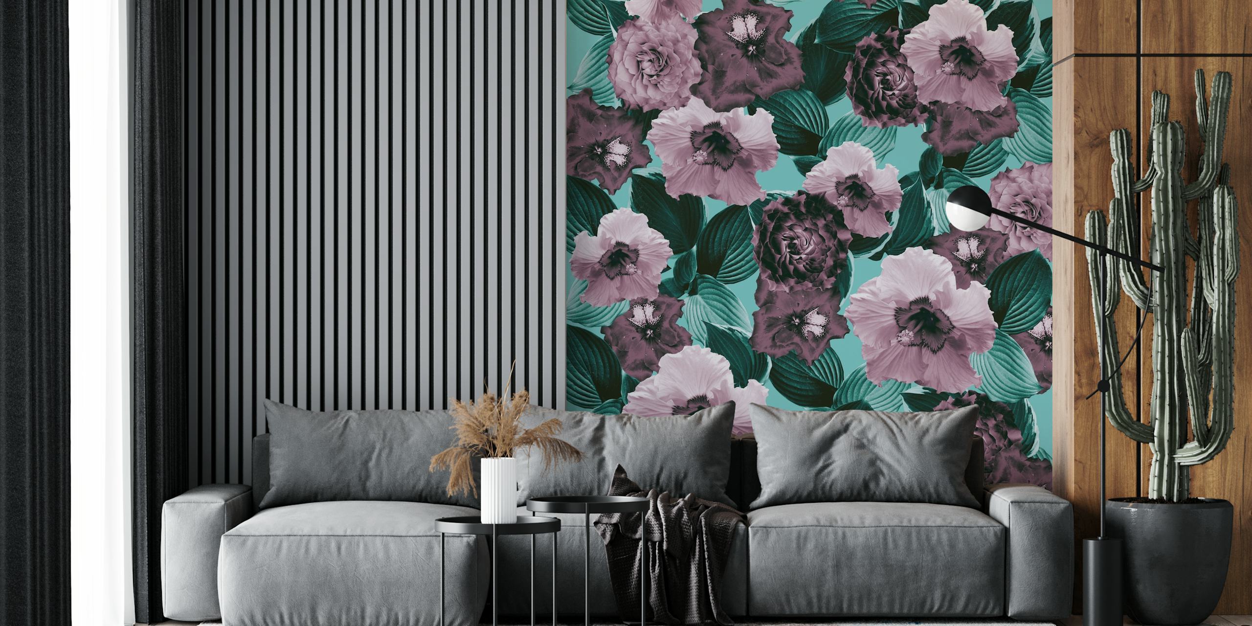 Mauve Floral Garden Glamor 1 i et rom