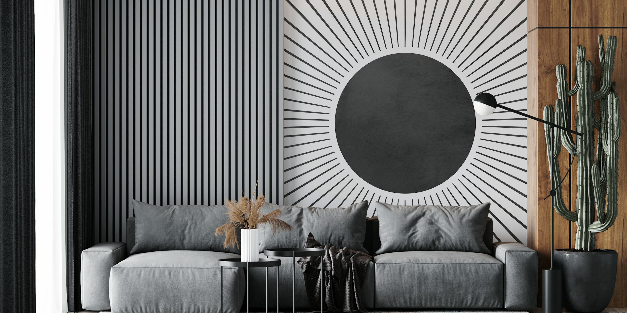 Sunbeams 03 wallpaper in a room