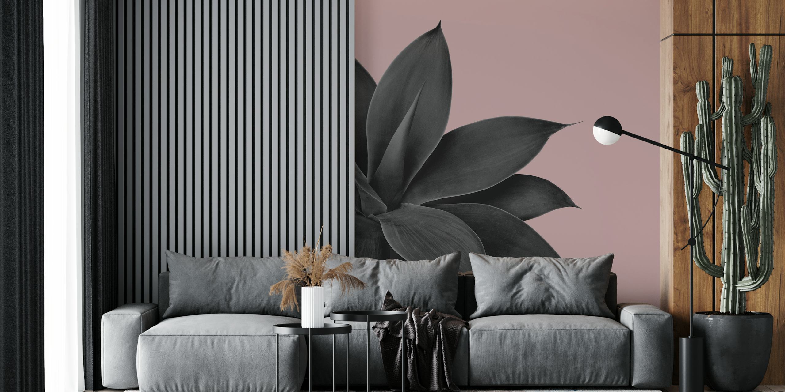 Agave Finesse 14 papier peint dans une pièce
