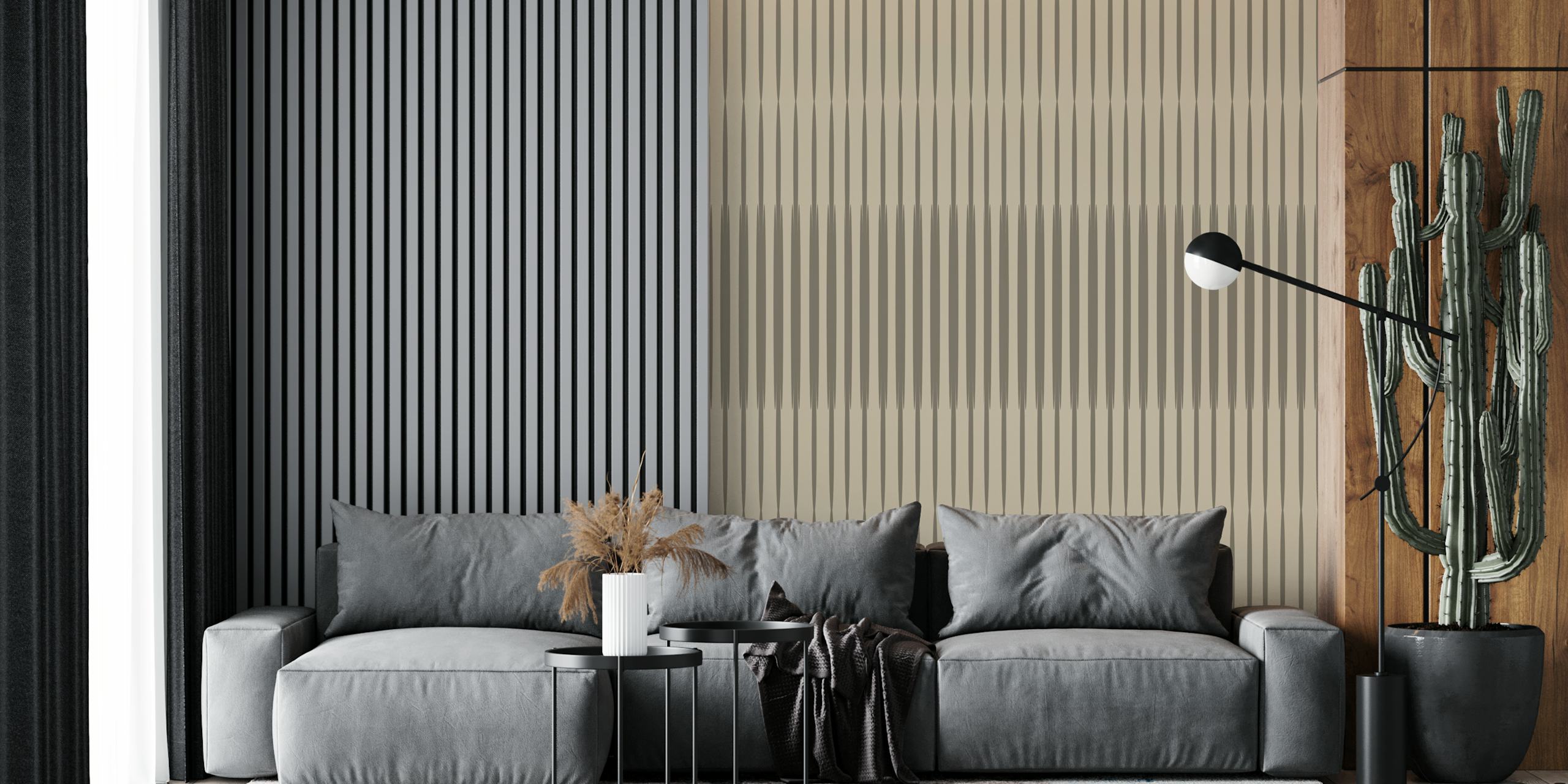 Elegant Japanese Minimalist Wall Mural for Tranquil Spaces
