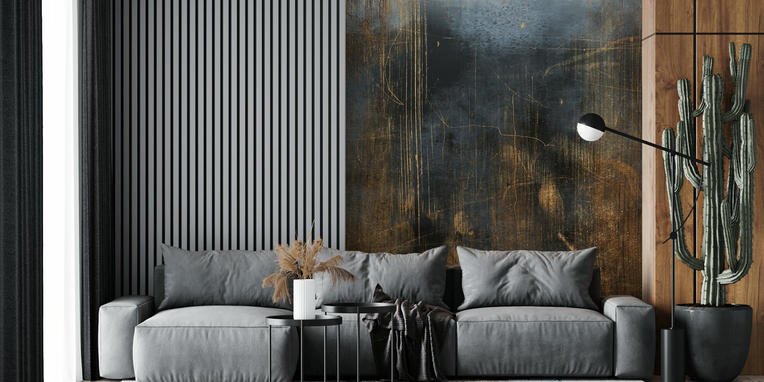 Orphelia wallpaper in a stylish room
