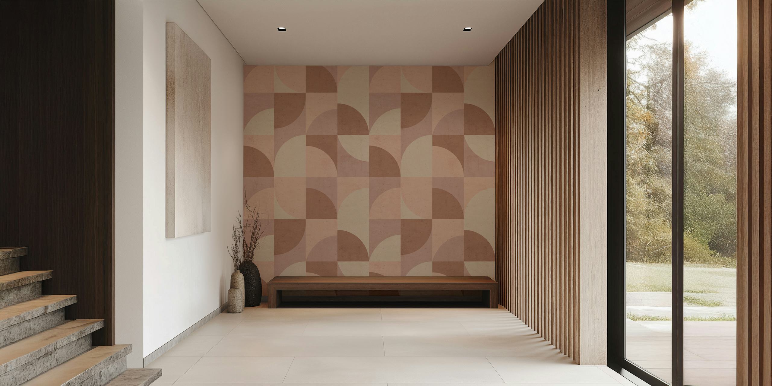 tapeta Powder Geometry v místnosti