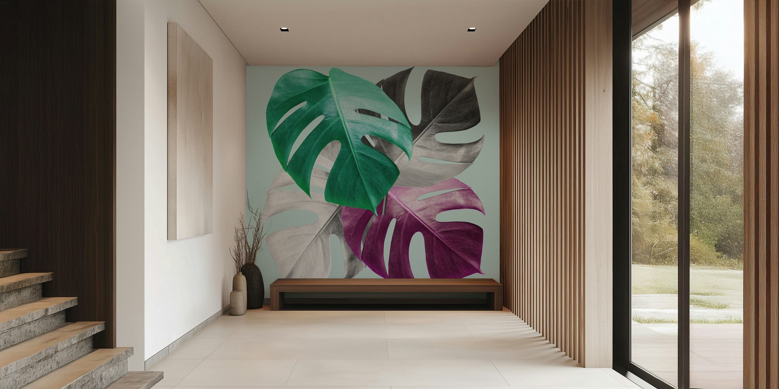 Floral set 01 in einem stilvollen Raum