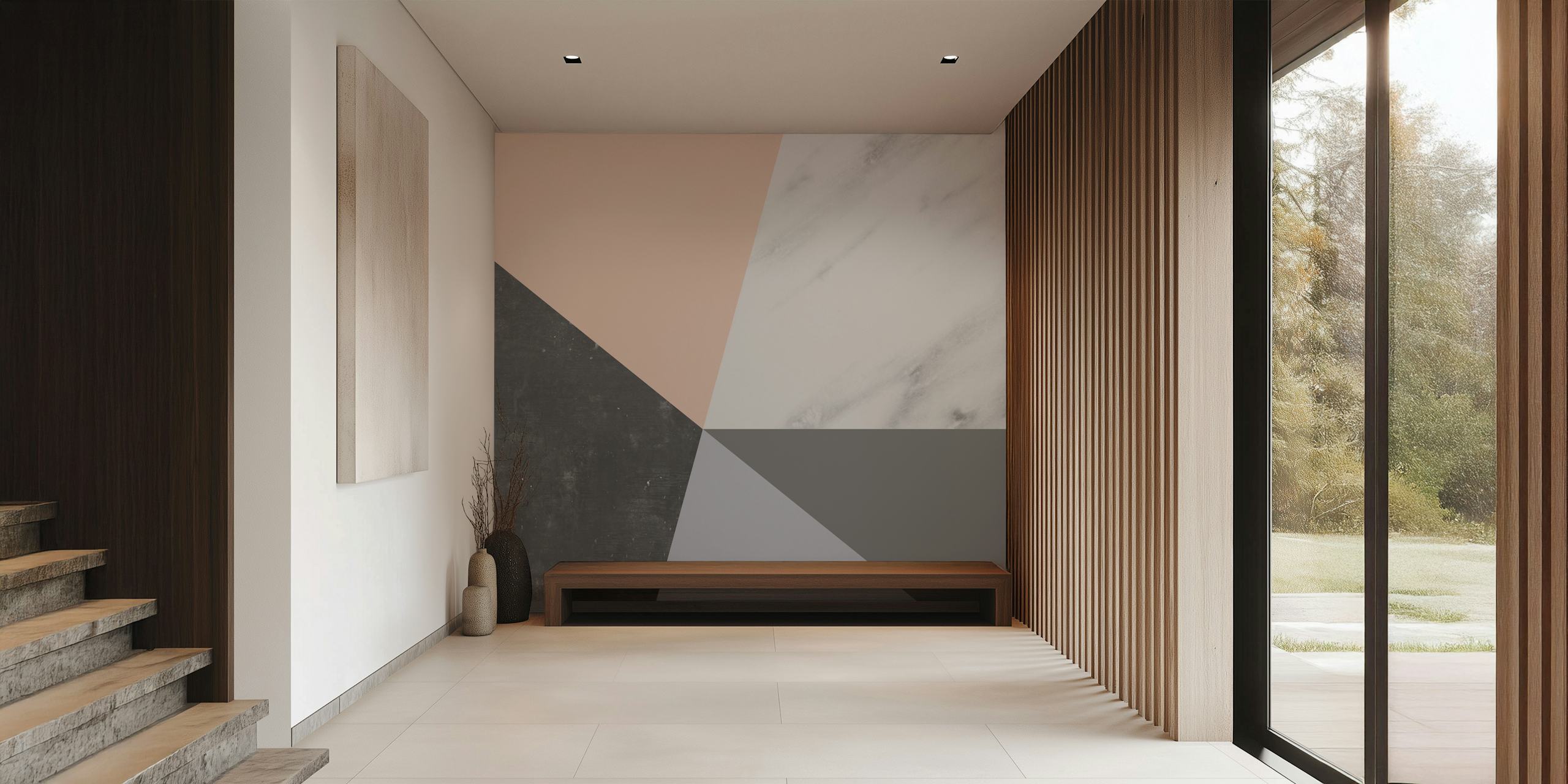 papier peint Winter Collage dans une pièce