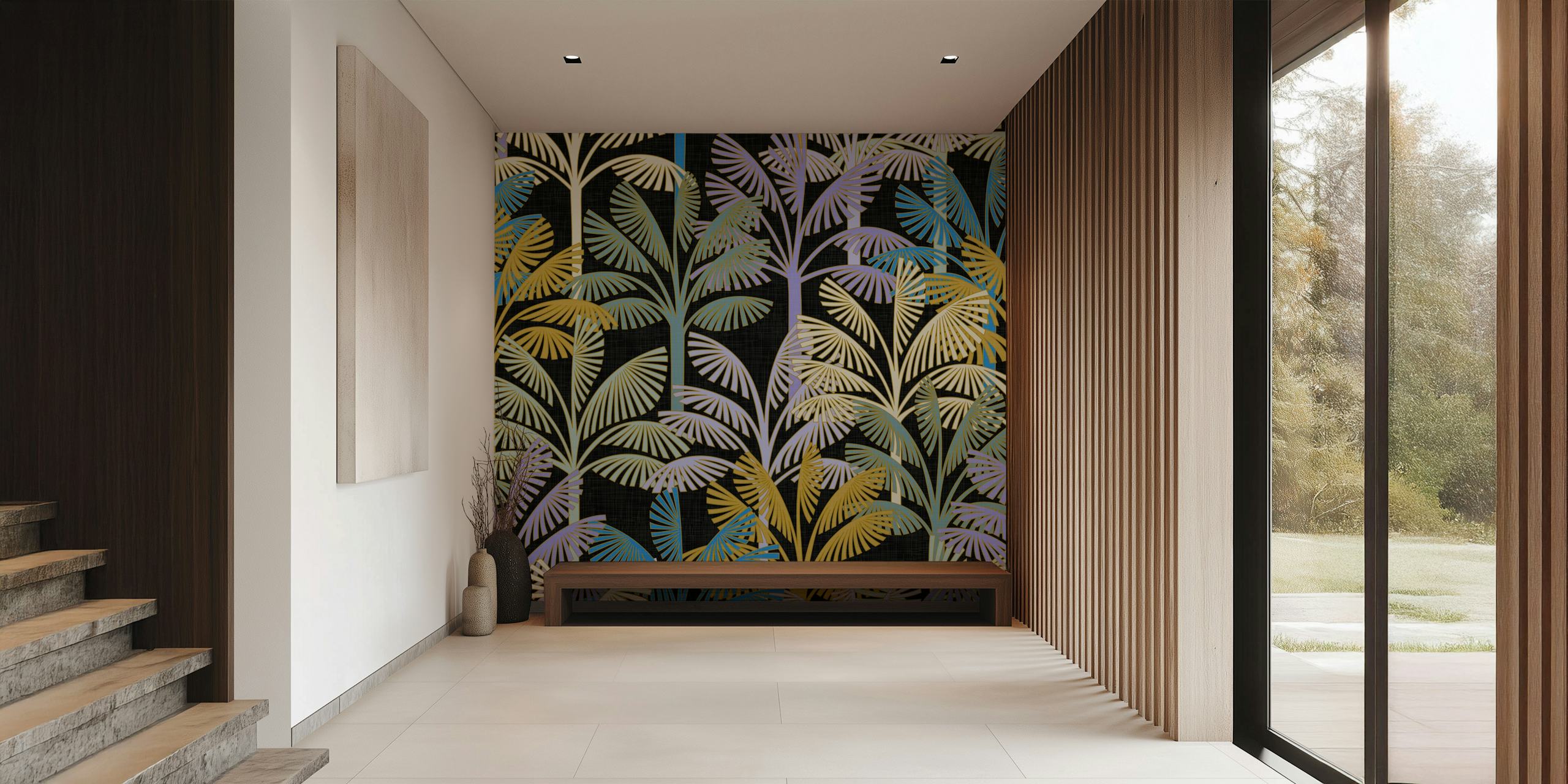 Magical Jungle No.08 wallpaper in a room